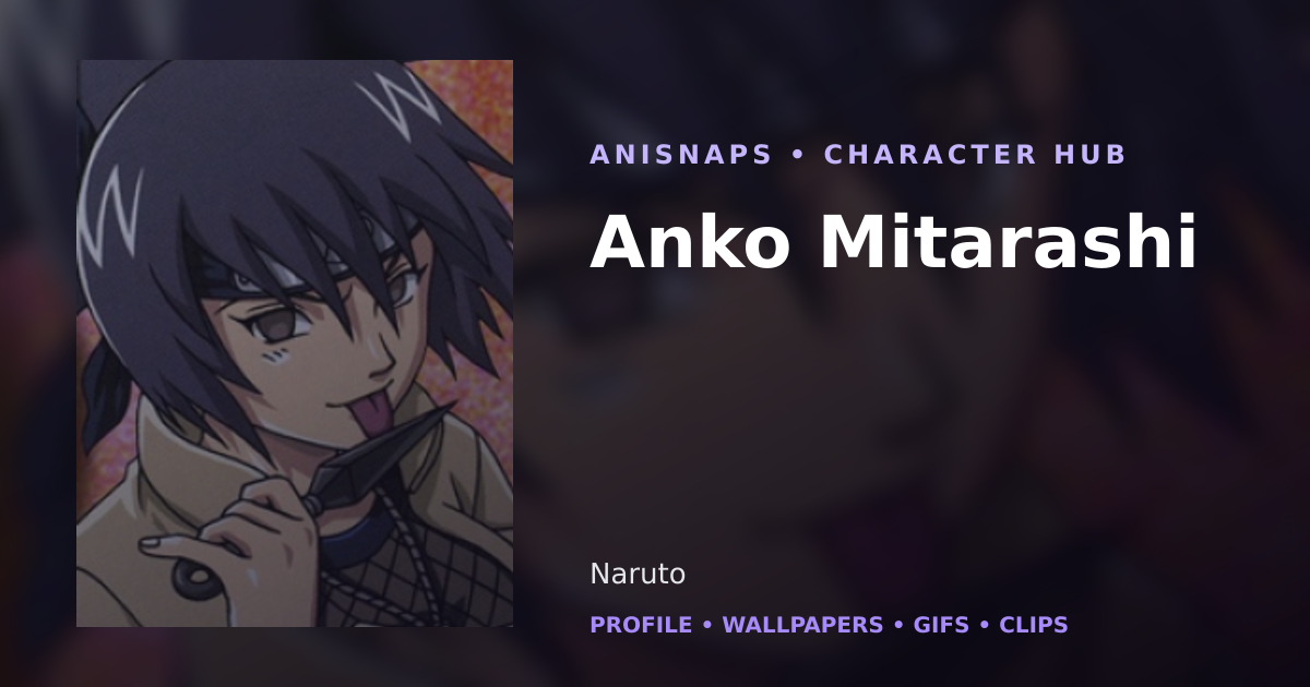 Anko Mitarashi