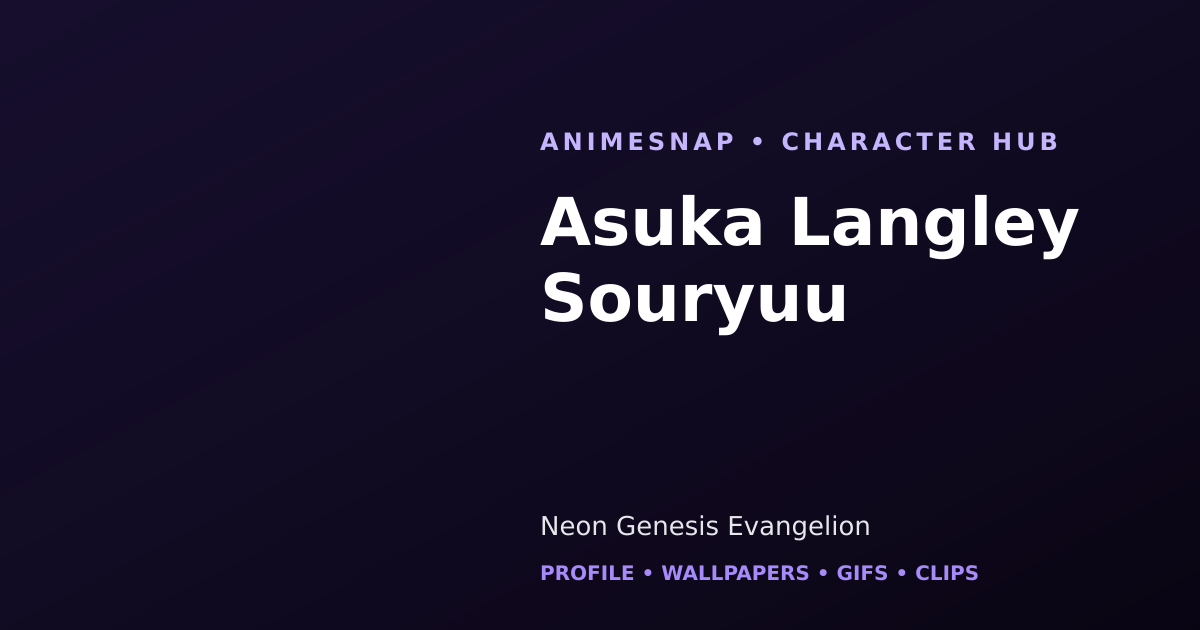 Asuka Langley Souryuu