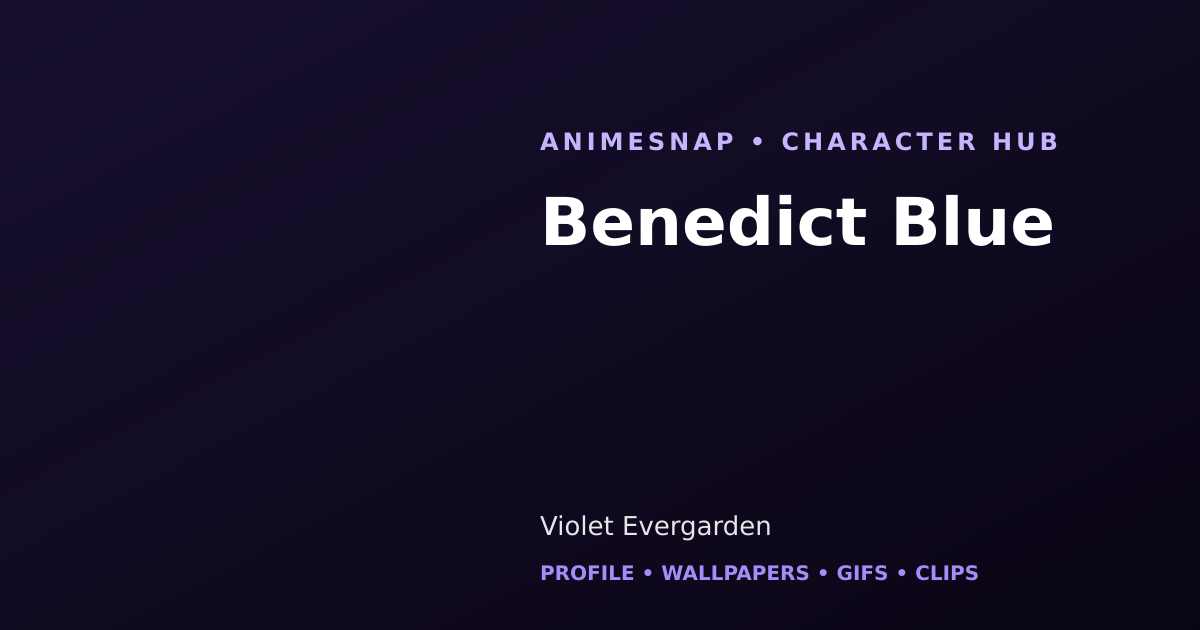 Benedict Blue