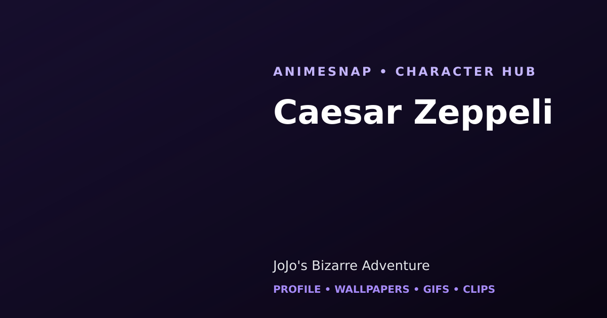 Caesar Zeppeli