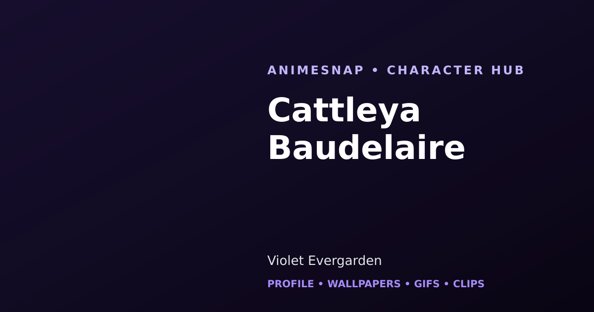 Cattleya Baudelaire