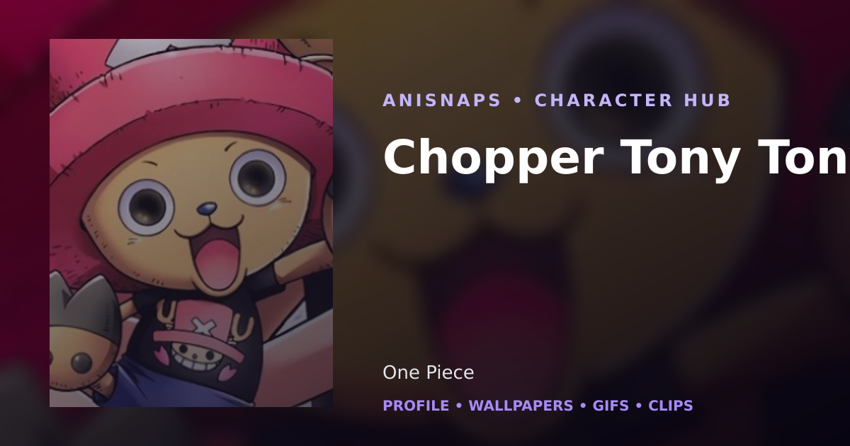 Chopper Tony Tony