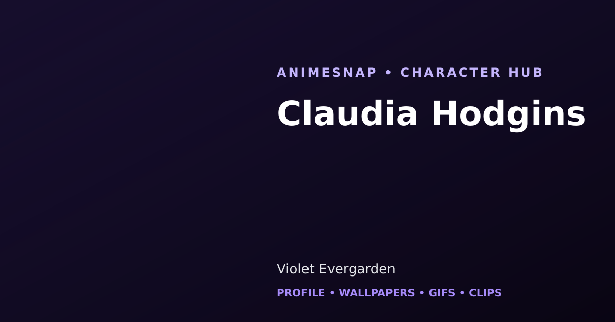 Claudia Hodgins