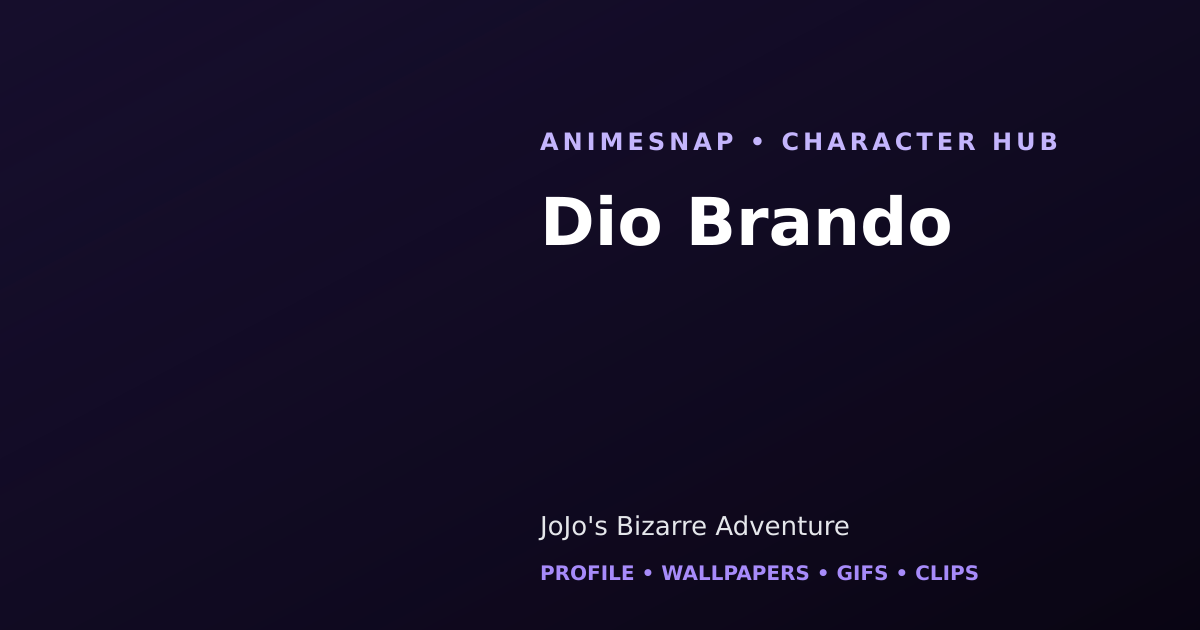 Dio Brando