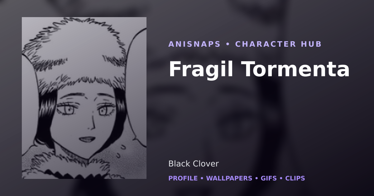 Fragil Tormenta