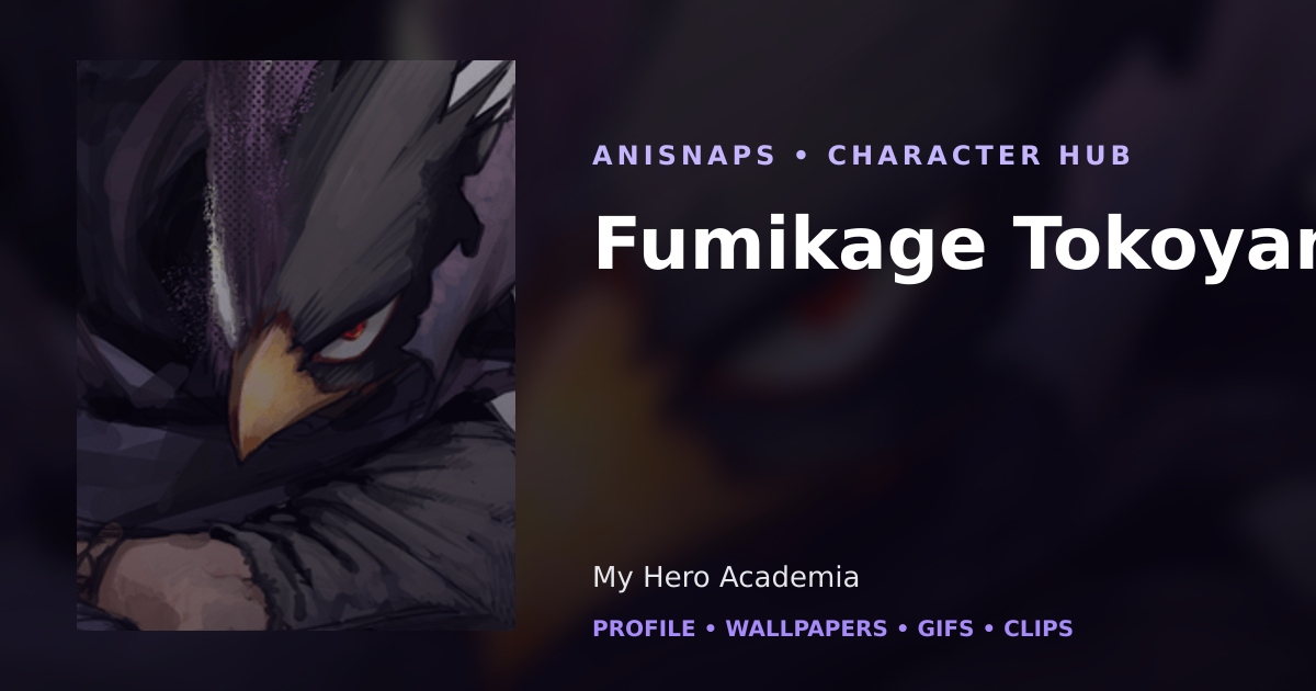 Fumikage Tokoyami