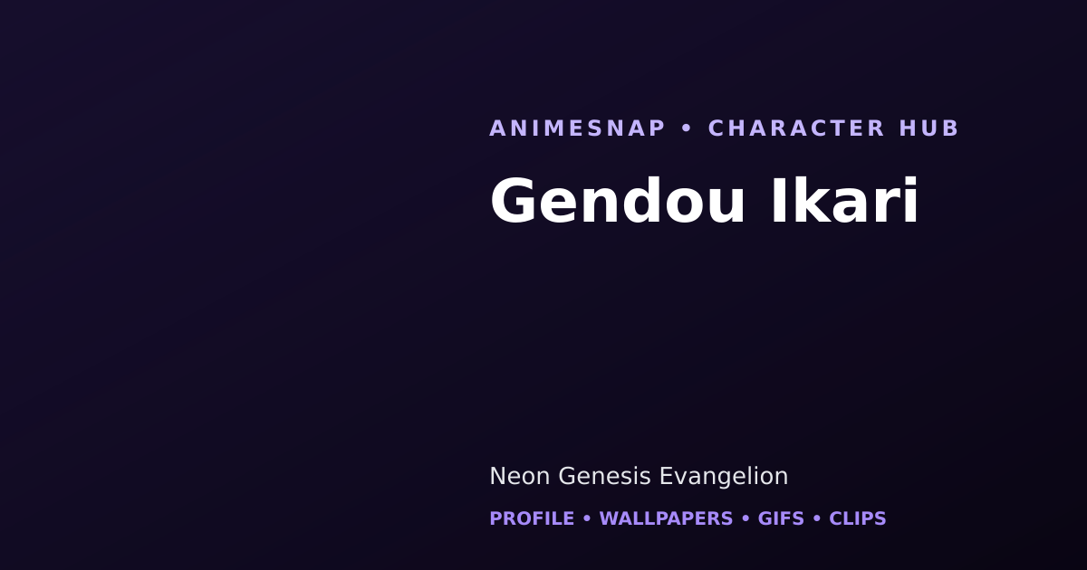 Gendou Ikari