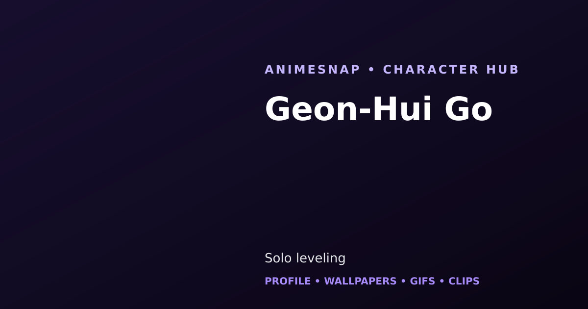 Geon-Hui Go