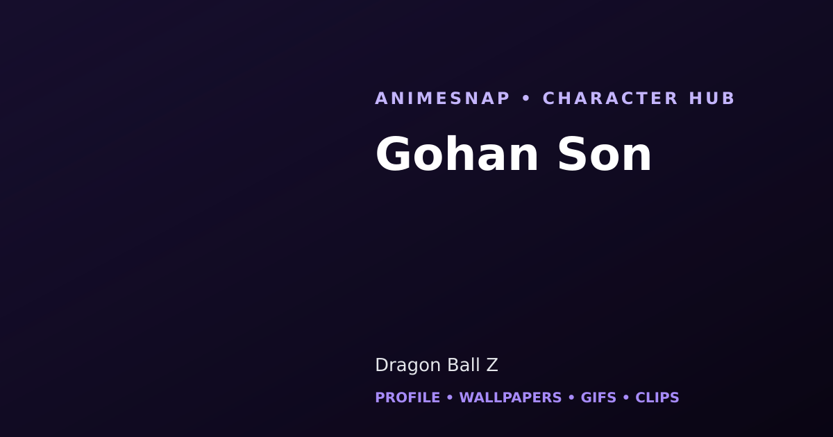 Gohan Son