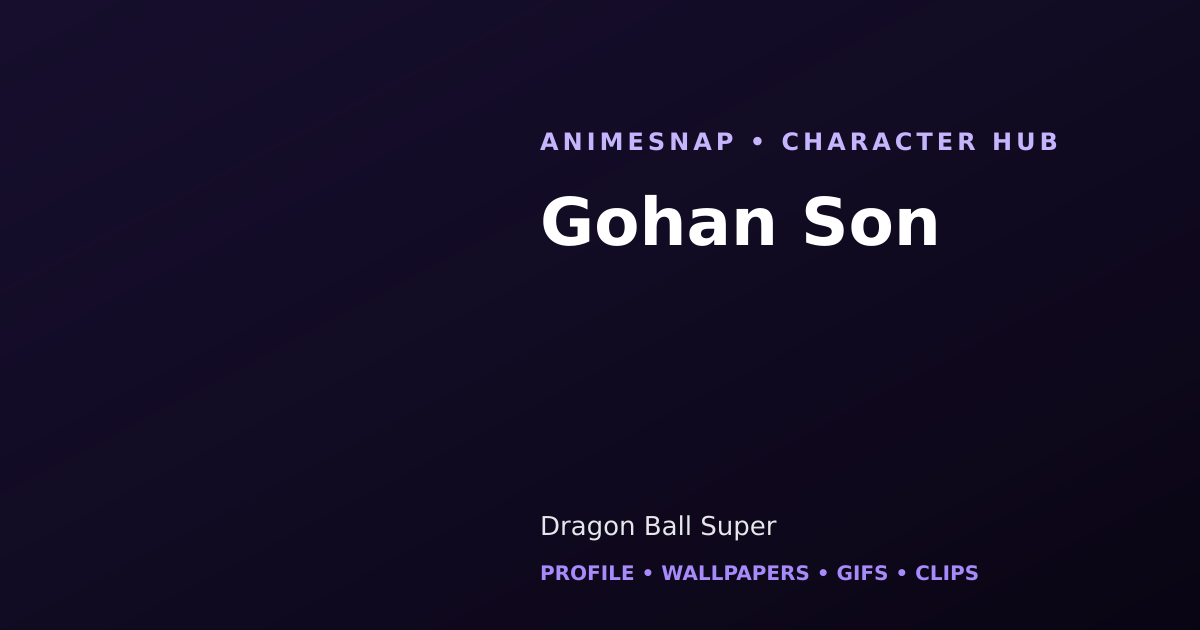 Gohan Son