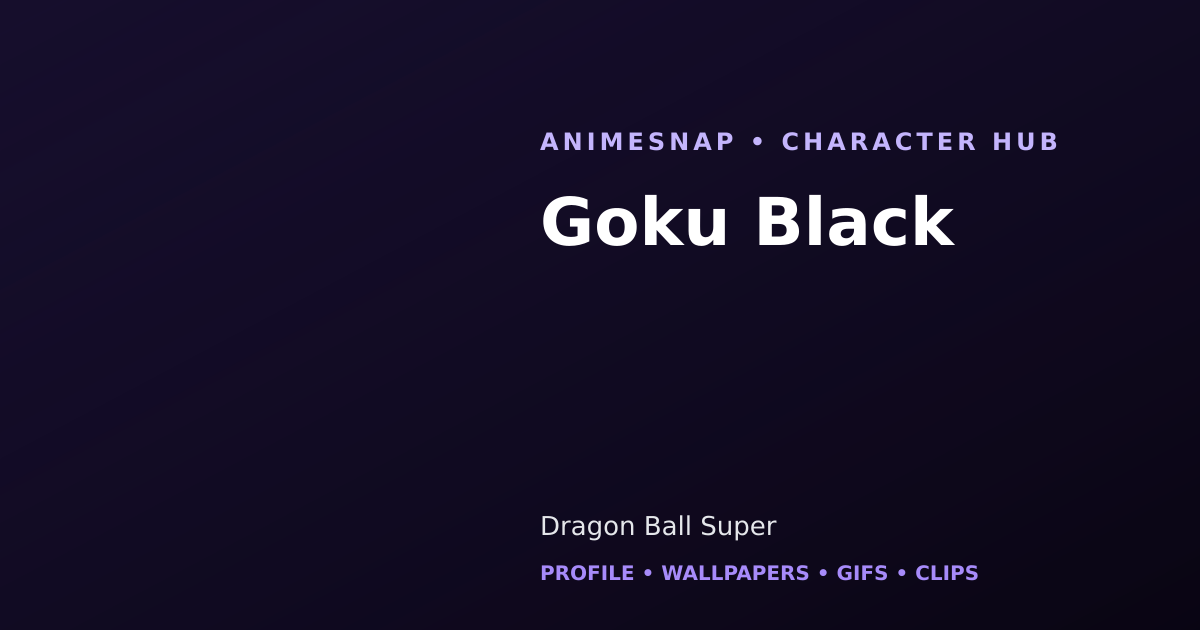Goku Black