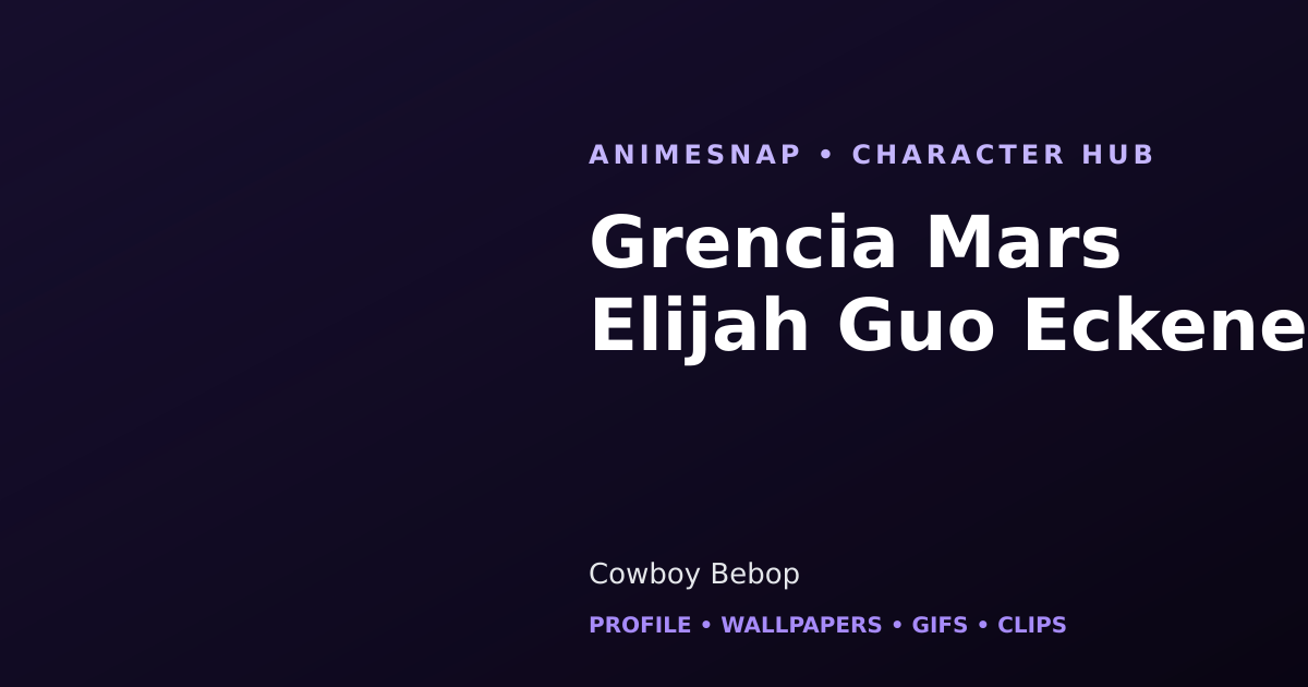 Grencia Mars Elijah Guo Eckener