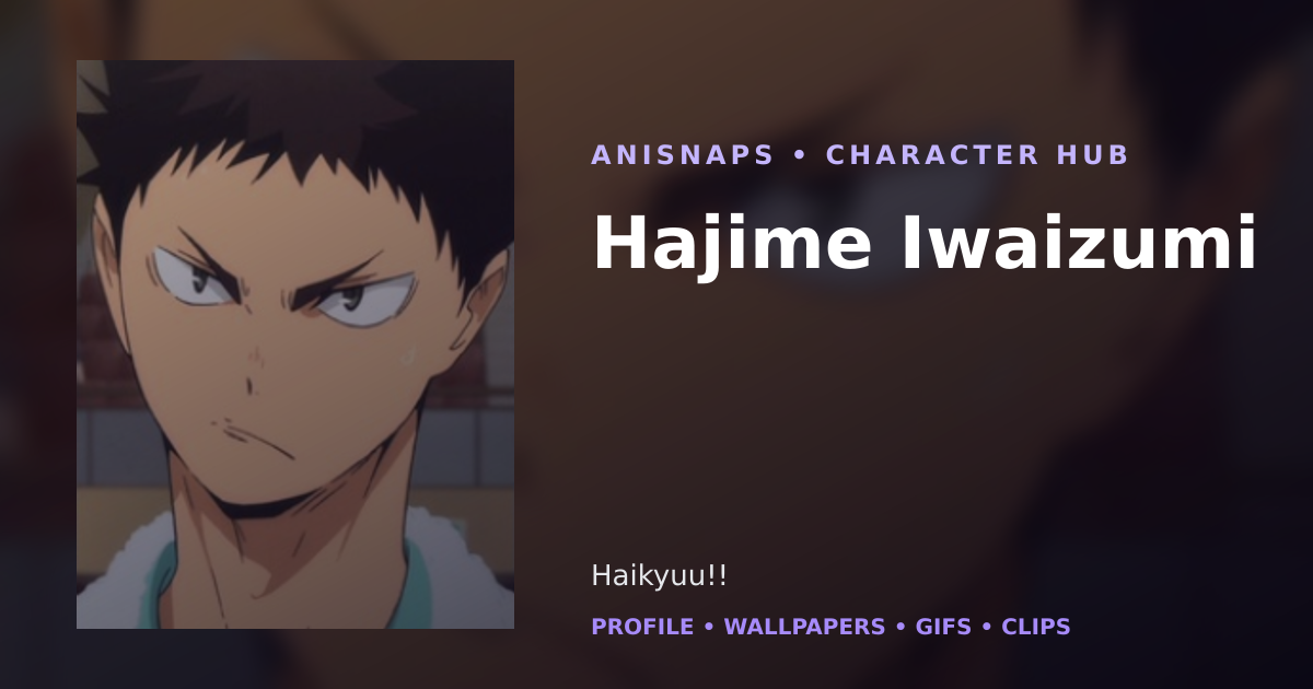 Hajime Iwaizumi