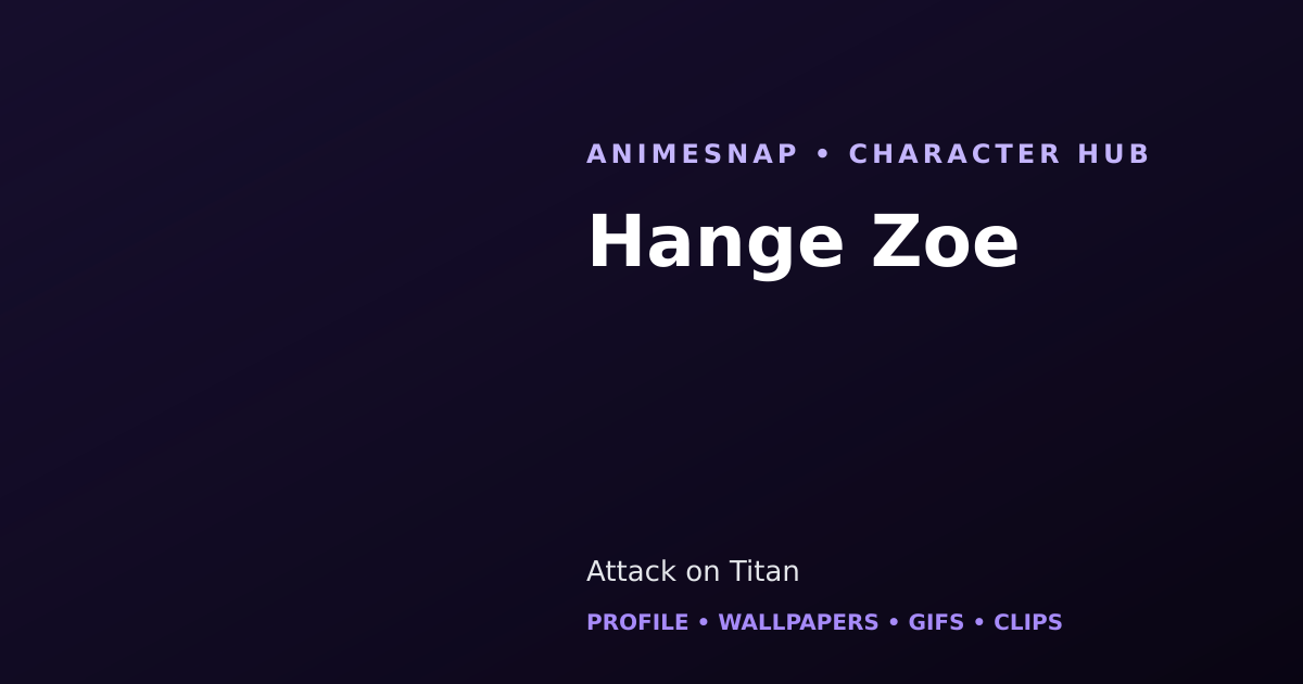 Hange Zoe