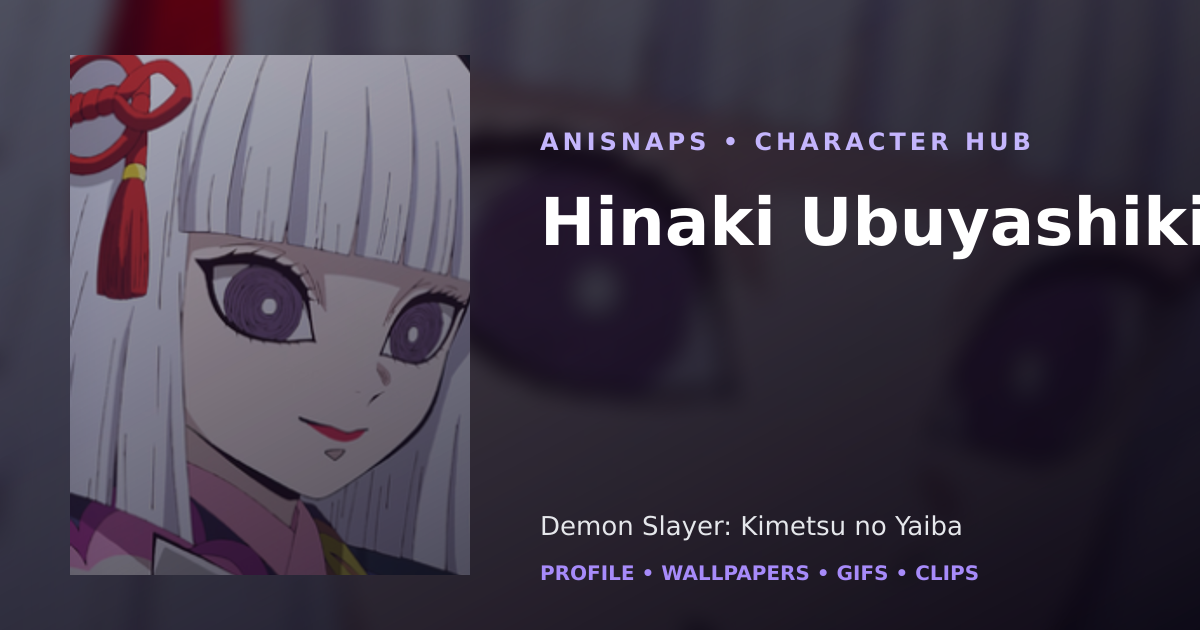 Hinaki Ubuyashiki