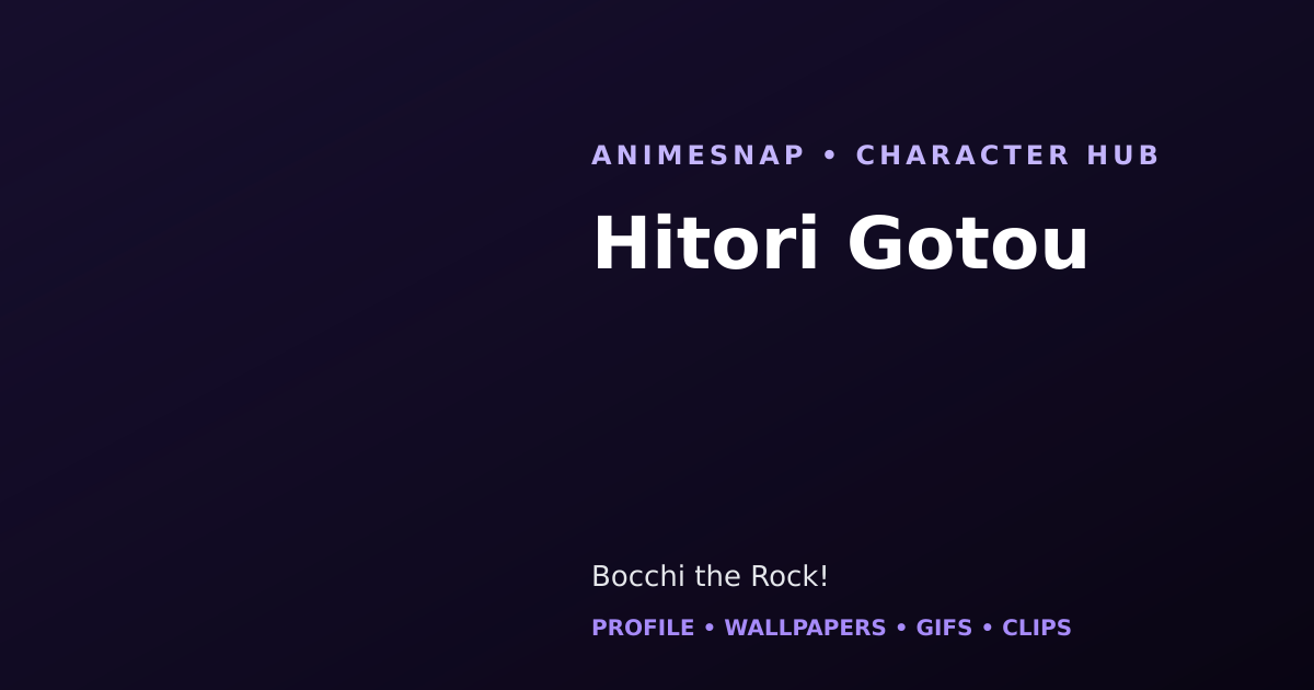 Hitori Gotou