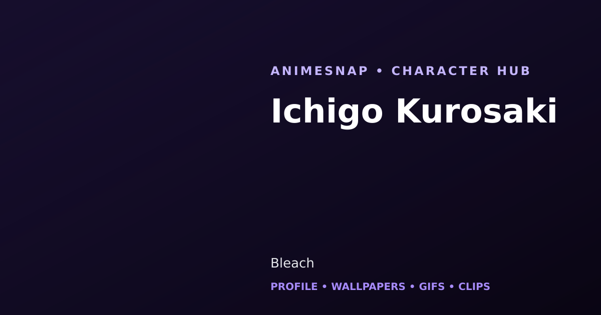 Ichigo Kurosaki