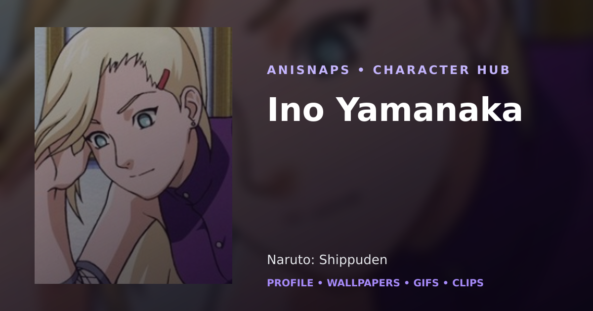 Ino Yamanaka