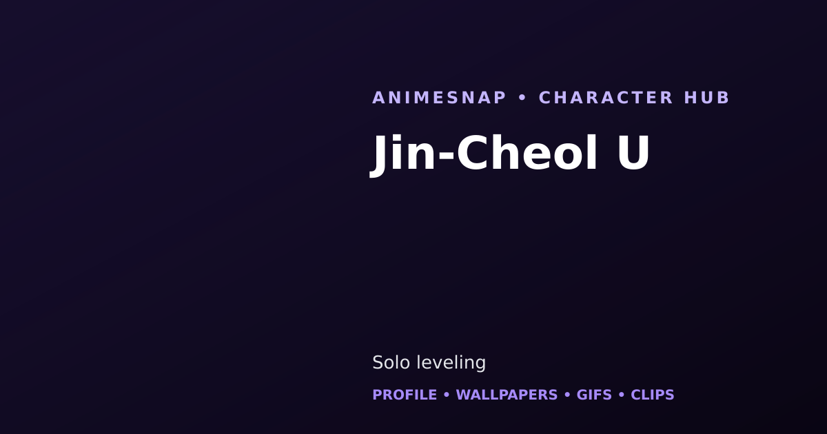 Jin-Cheol U