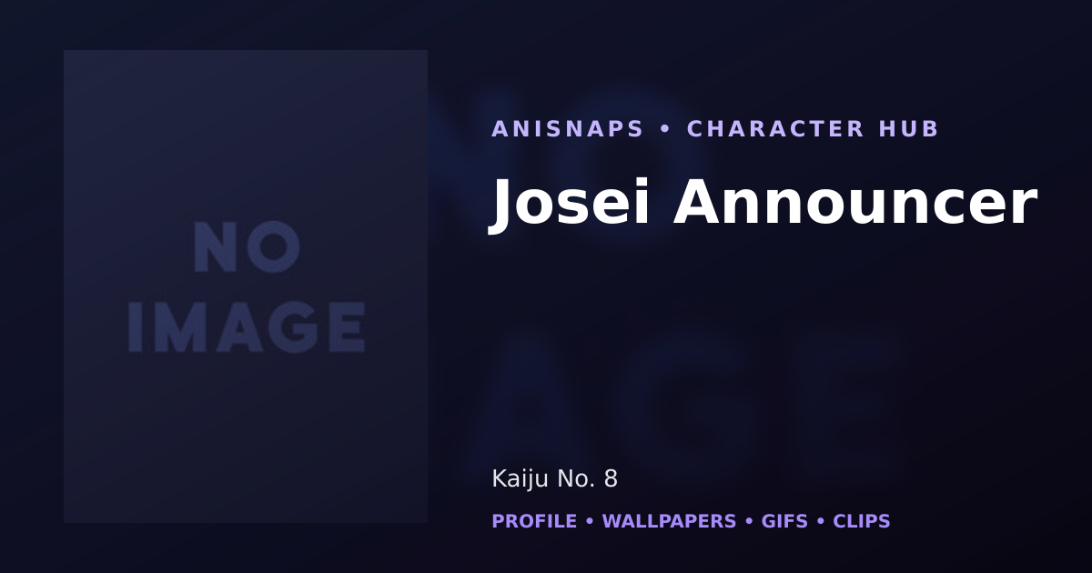Josei Announcer