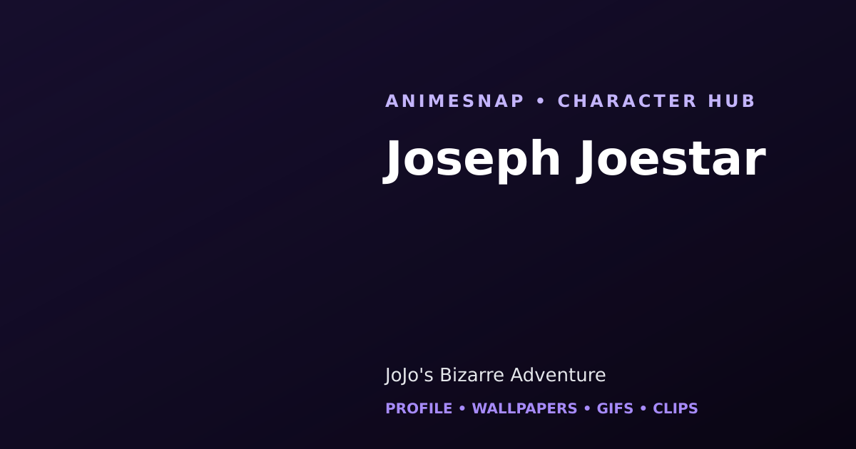 Joseph Joestar