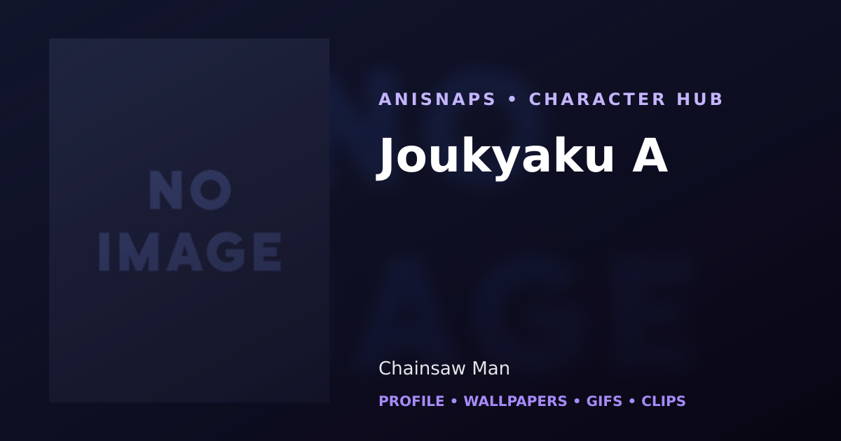 Joukyaku A