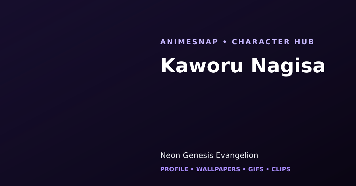 Kaworu Nagisa