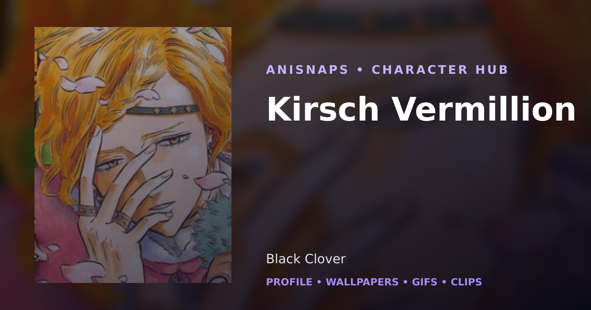 Kirsch Vermillion