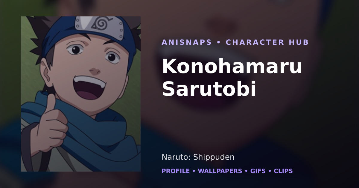 Konohamaru Sarutobi
