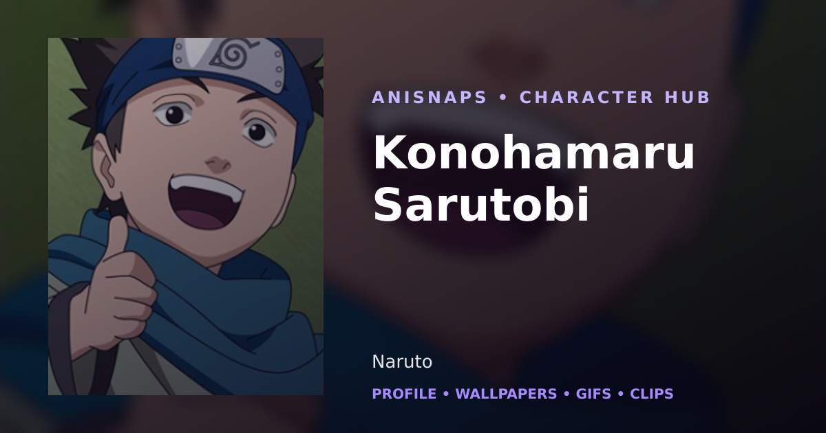 Konohamaru Sarutobi