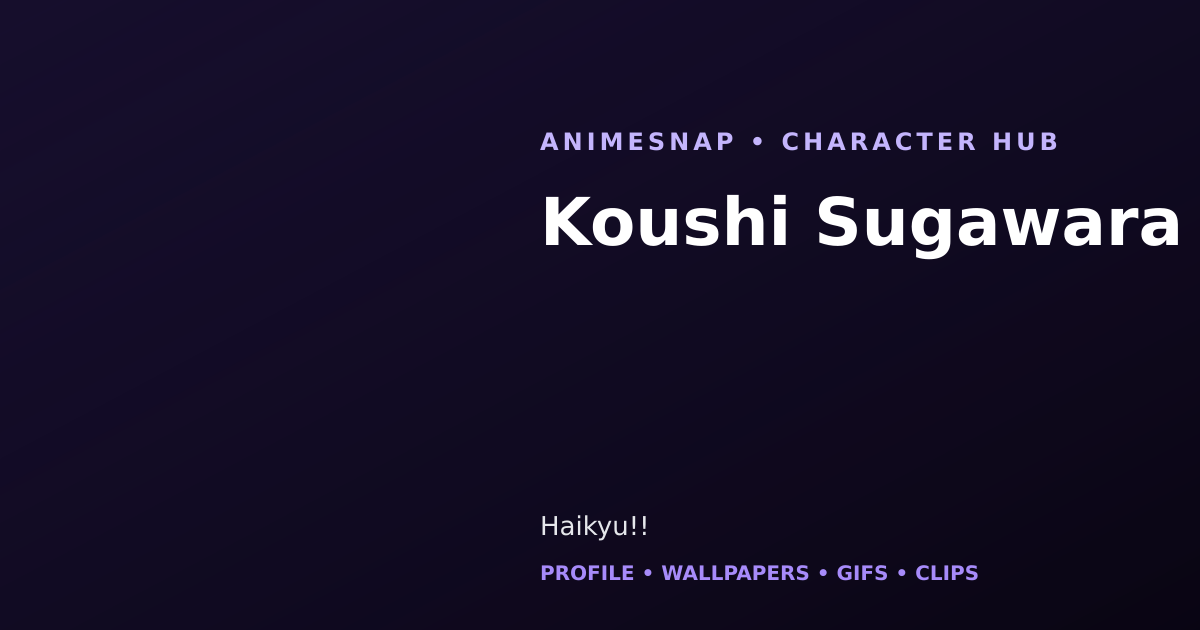 Koushi Sugawara