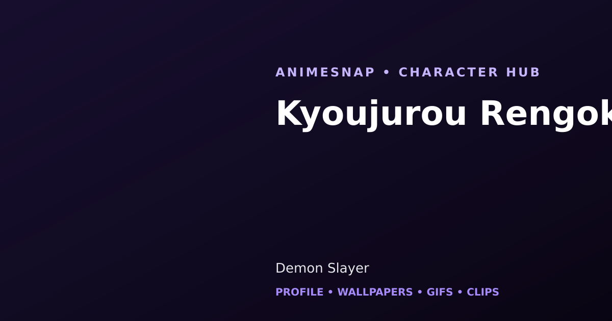 Kyoujurou Rengoku
