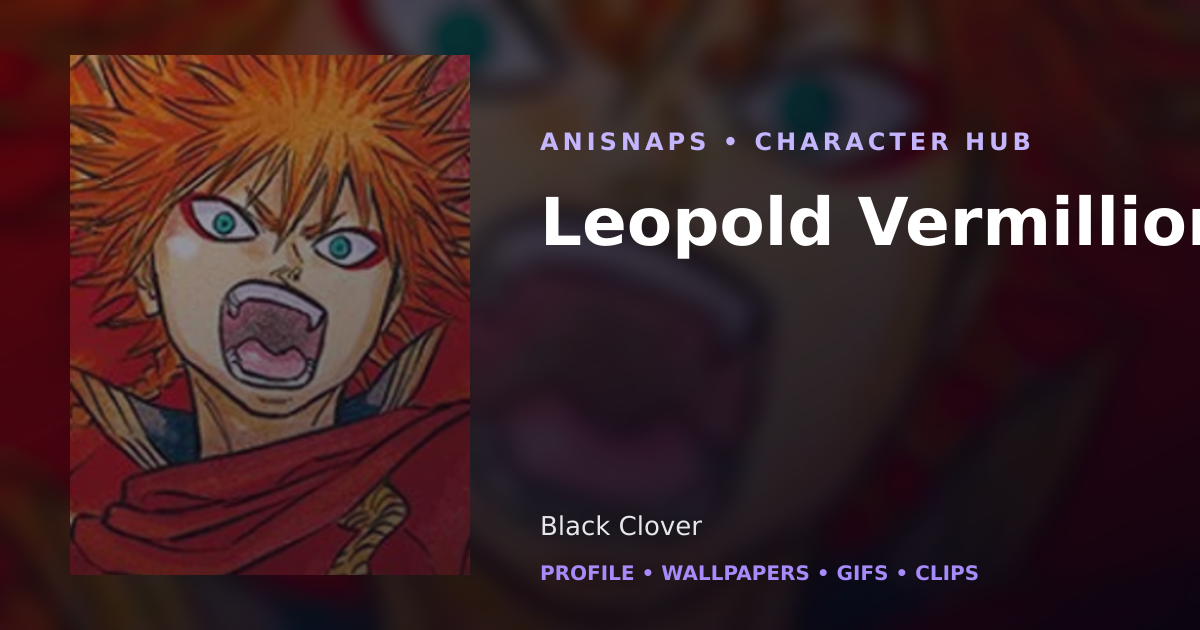 Leopold Vermillion