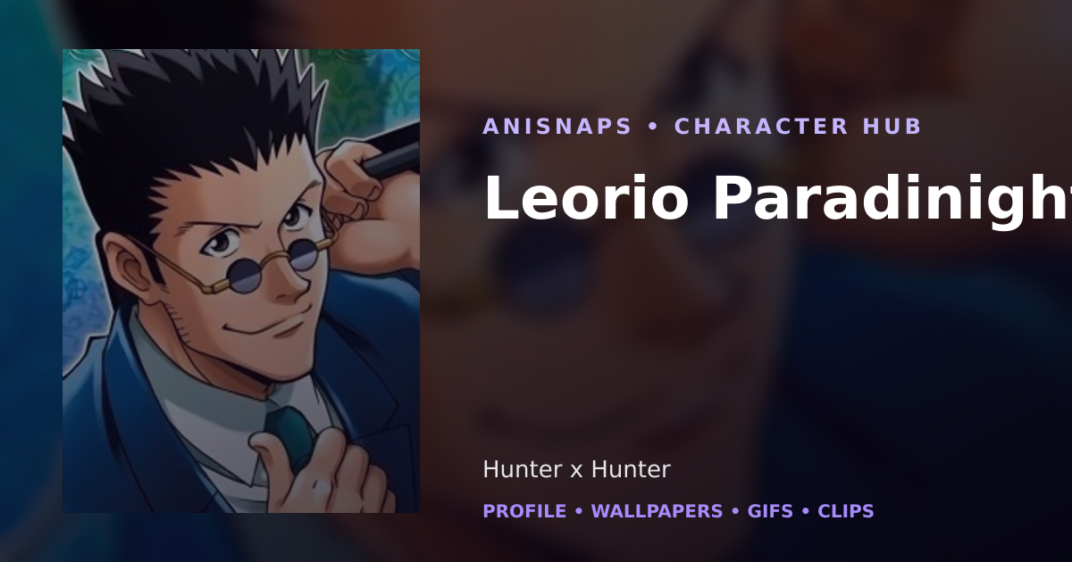Leorio Paradinight