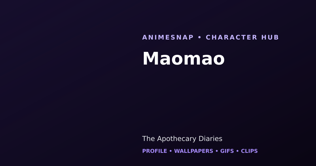 Maomao