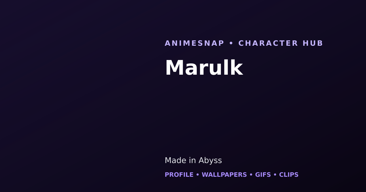Marulk