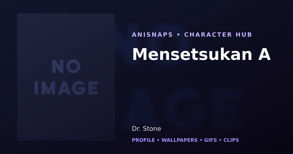 Mensetsukan A