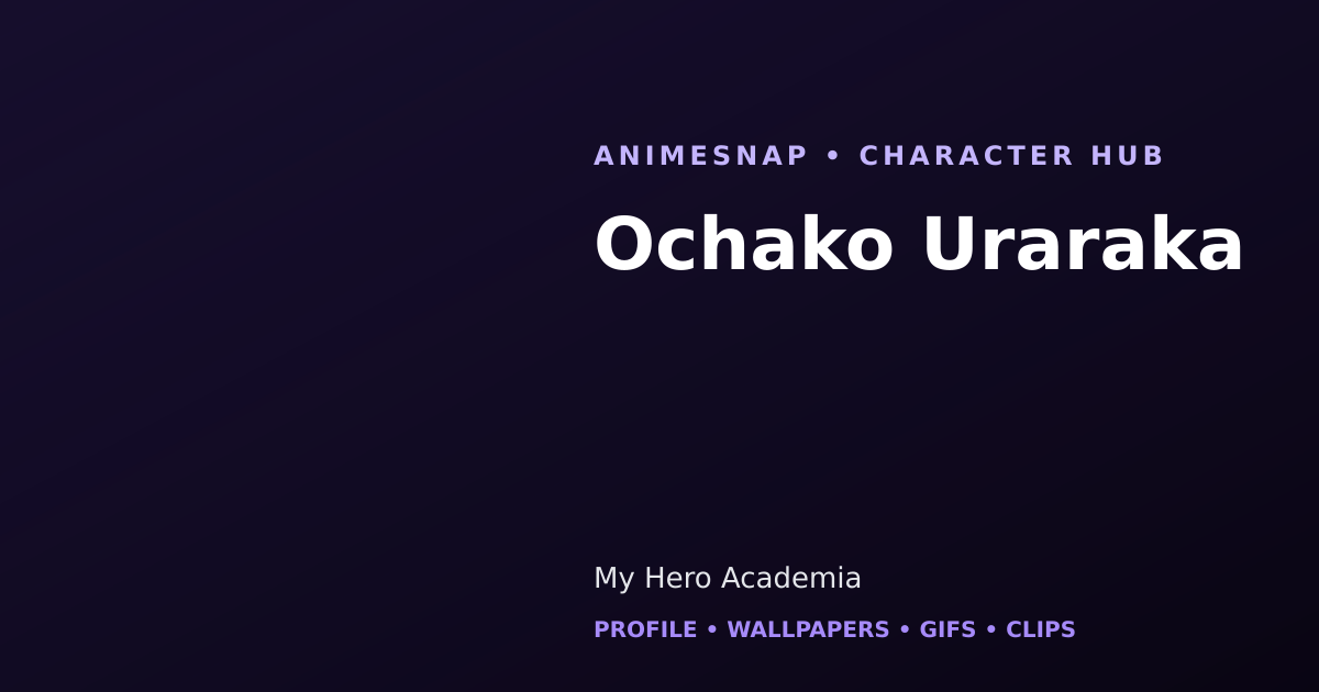 Ochako Uraraka