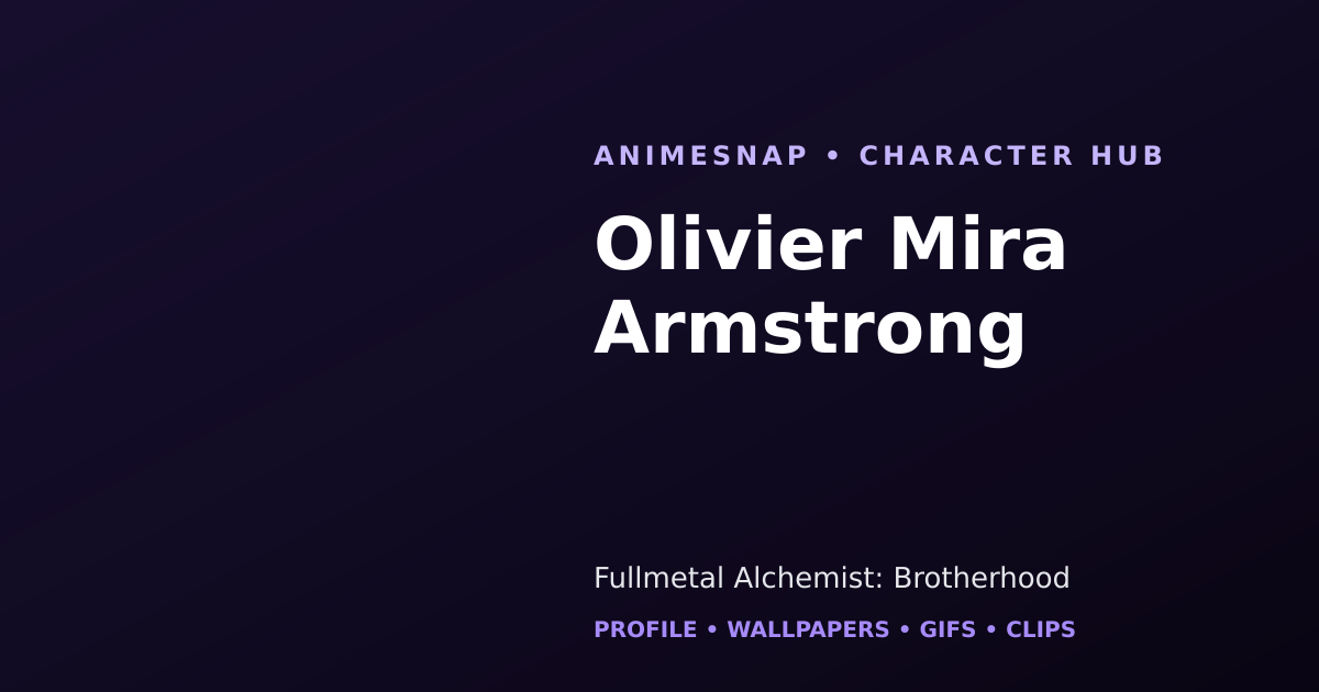 Olivier Mira Armstrong