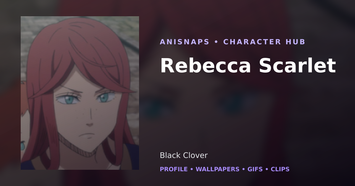 Rebecca Scarlet