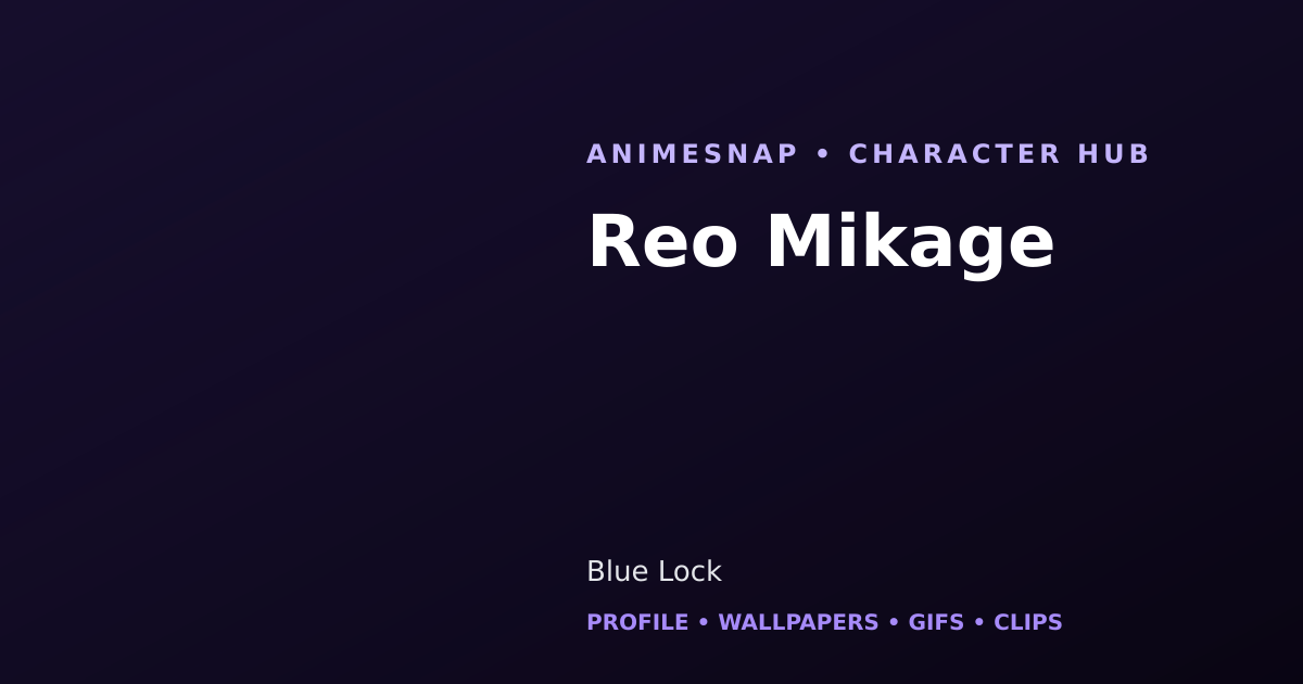 Reo Mikage