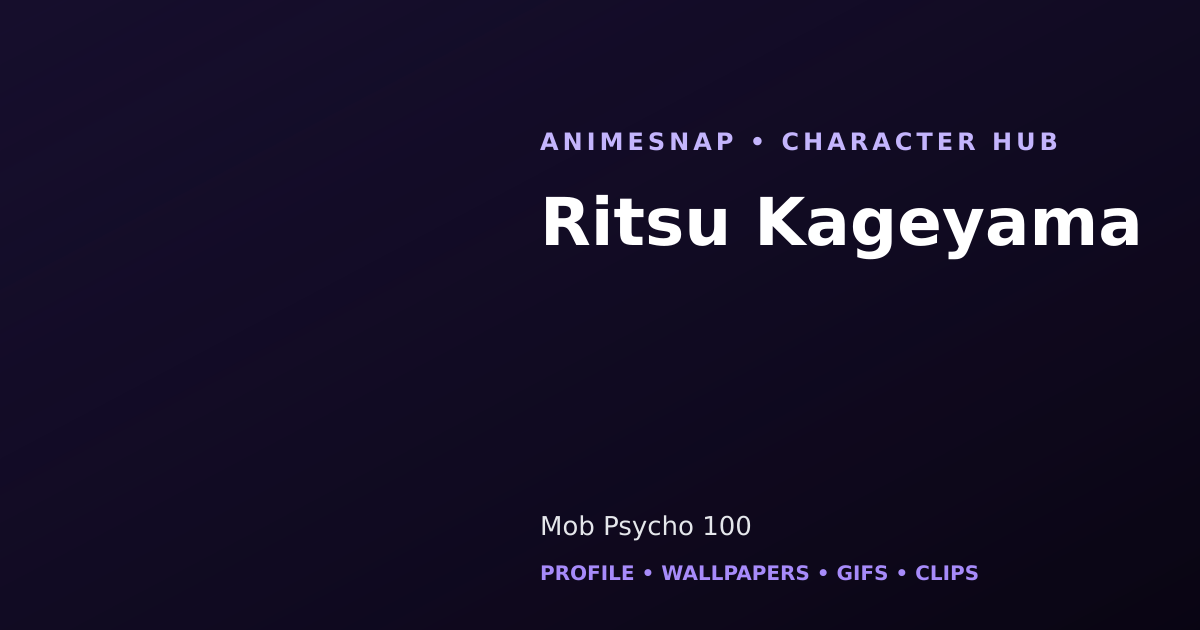 Ritsu Kageyama