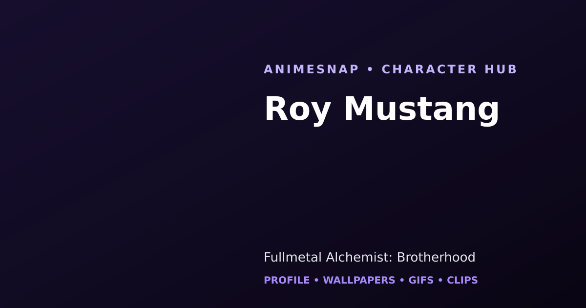 Roy Mustang