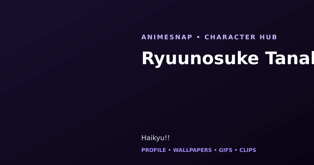 Ryuunosuke Tanaka