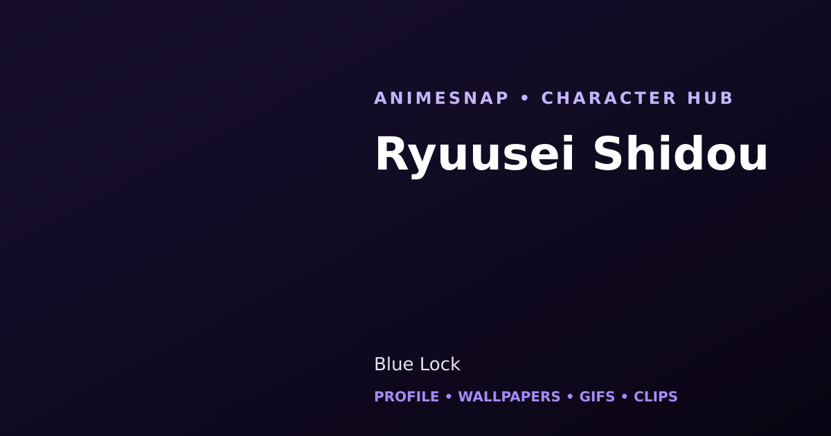 Ryuusei Shidou