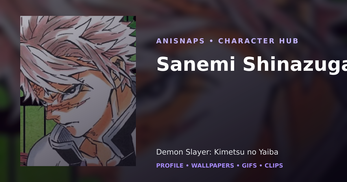 Sanemi Shinazugawa