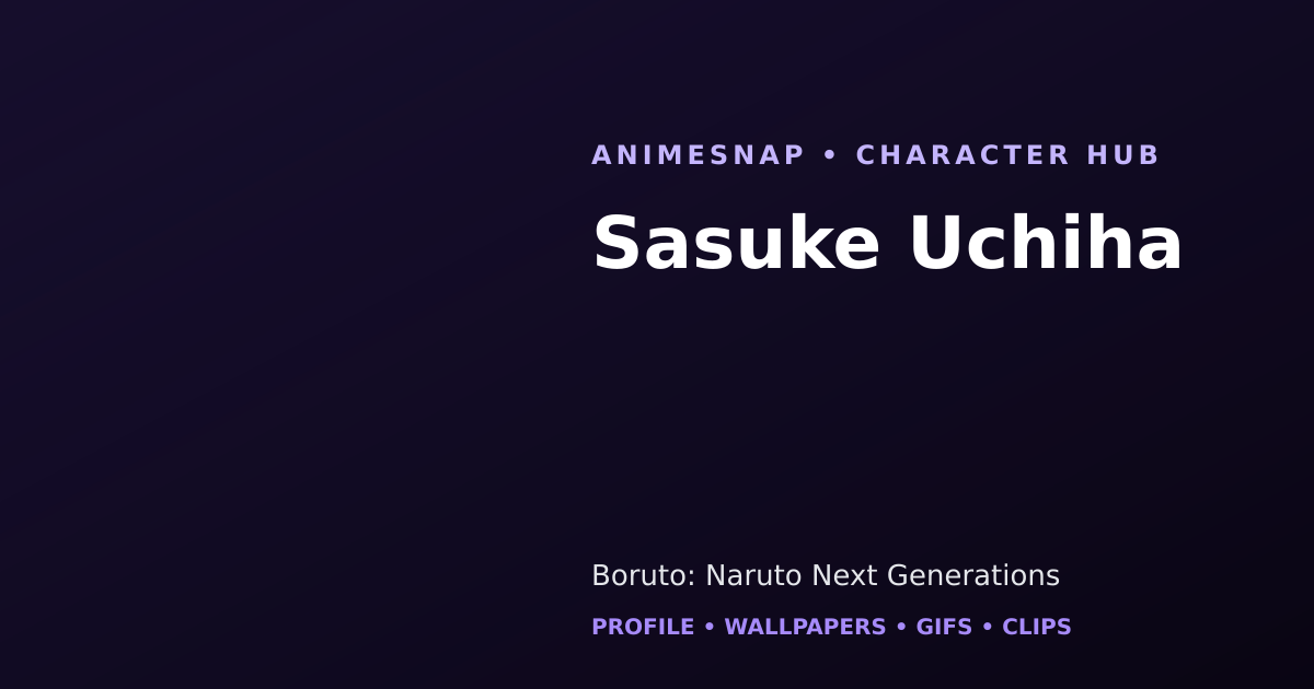 Sasuke Uchiha