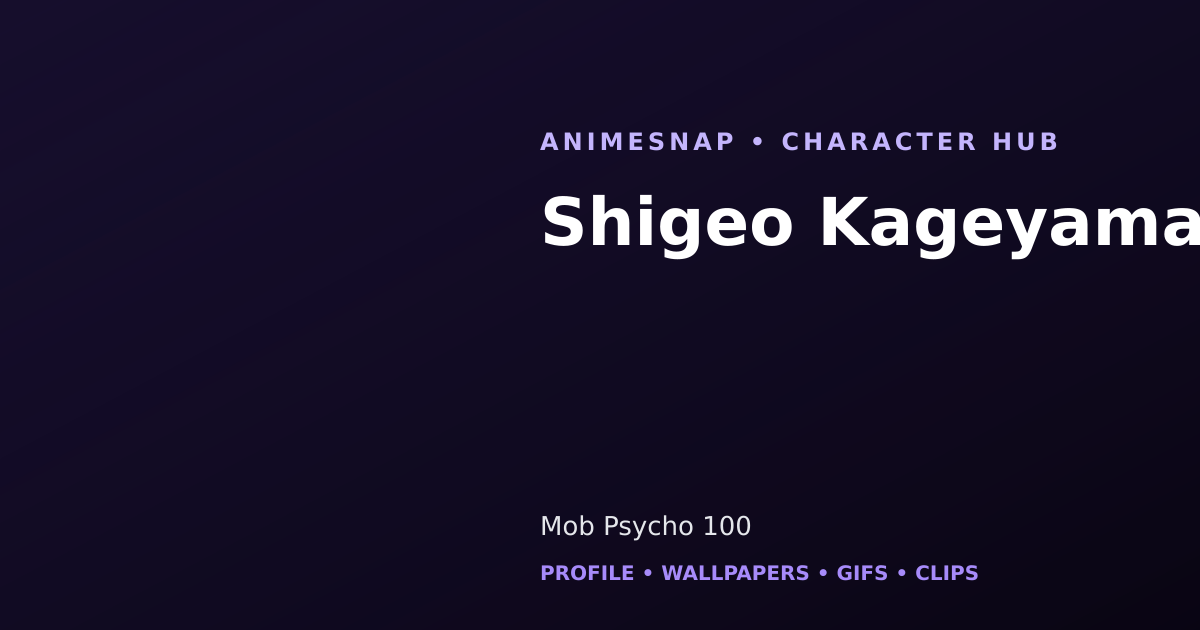 Shigeo Kageyama