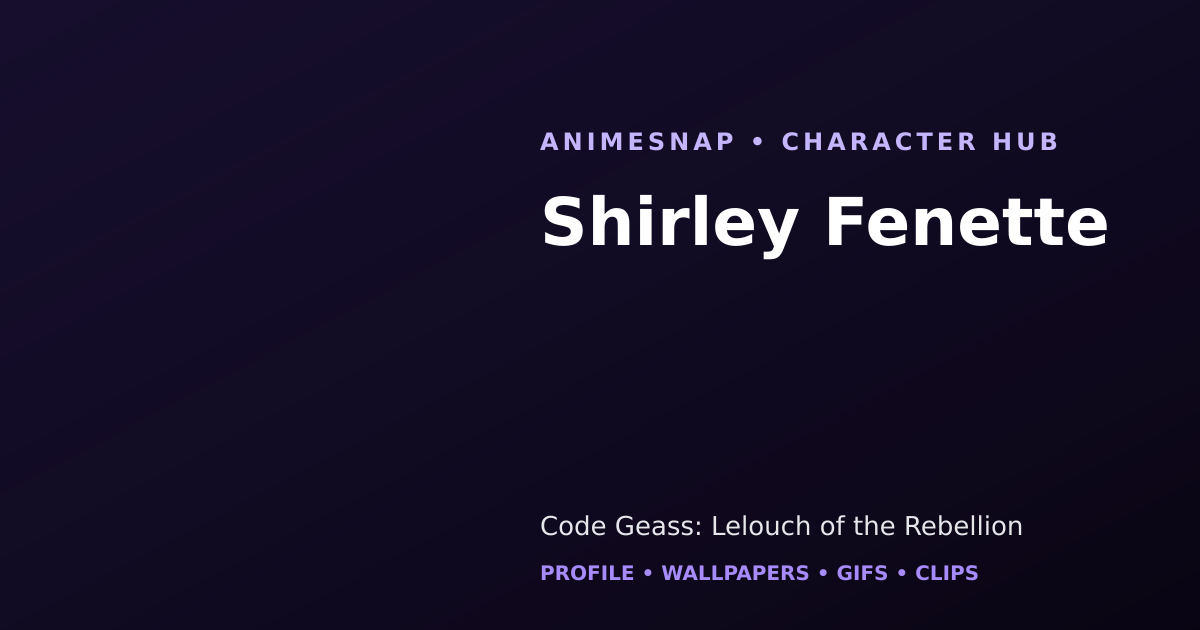 Shirley Fenette