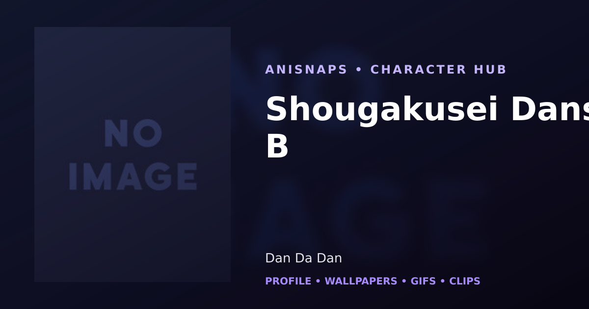 Shougakusei Danshi B